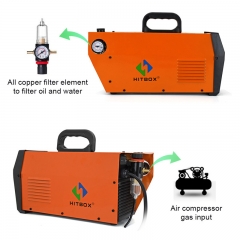 HITBOX Mosfet Cutter HBC55 Gas Cutting Machine 220V Mosfet Technology Potable Size Carbon Steel Cutting Tools