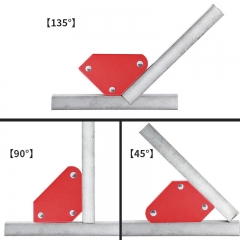 HITBOX Welding Magnet Holder Set 4pcs Welding Positioner Multi Degrees Soldering Locator 45/90/135 Degrees