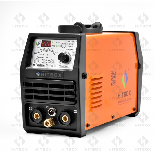 HITBOX Tig Welder Arc Tig Pulse TIG Dual 110V 220V Voltage 3 in 1 TIG200P Argon Welding Machine Inverter Welder